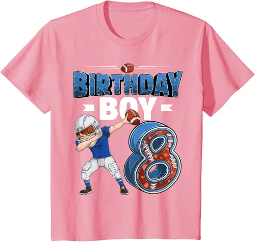 Vista 54 de Dabbing Boy - Camiseta de 8 años de fútbol americano americano, Negro, S
