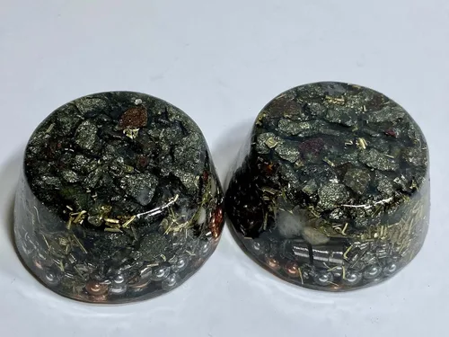 Vista 4 de Chalcopyrite Peacock Ore Single Crystal Small Tower Buster Orgone Generator Energy Accumulator PERFECT GIFTING TOOL!!!! Orgonite Many Beautiful