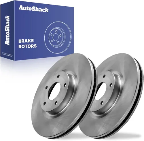 Vista 9 de AutoShack 11.65" (296 mm) Rotores de freno ventilados delanteros con recubrimiento de reemplazo para Nissan Altima 2013-2024, juego de 2 piezas