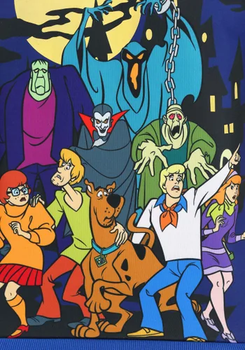 Vista 4 de Sudadera de Halloween de Scooby-Doo que Brilla en la Oscuridad para Adultos Multicolor