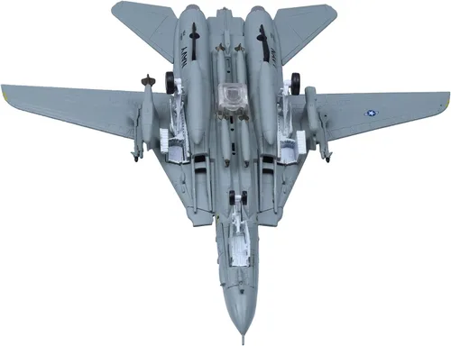 Vista 6 de 1/100 F-14 Tomcat Skeleton Fighter Modelo de avión militar fundido a troquel modelo de avión militar