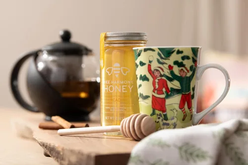 Vista 4 de Bee Harmony - Miel cruda de acacia húngara, 12 onzas Premium Raw 100% Honey, Rare Varietal, Exceptional Flavor, Vanilla & Apricot Notes, U.S.