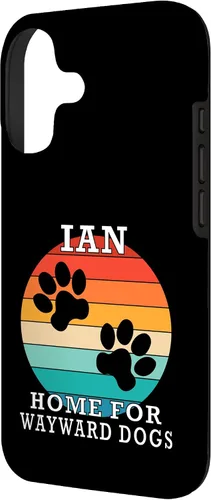 Vista 2 de Ian Home for Wayward Dogs Family Name Case for iPhone 17