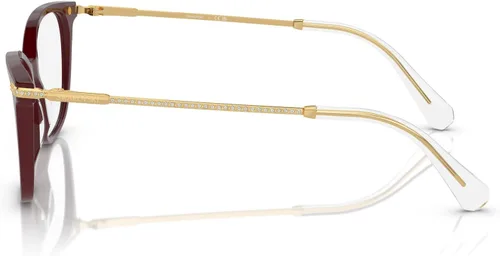 Vista 3 de Swarovski Women's Sk2010f Low Bridge Fit Square Prescription Eyewear Frames