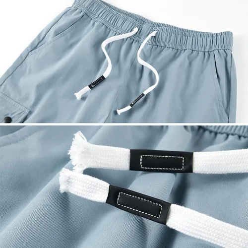 Vista 3 de Msmsse Pantalones cortos de senderismo para mujer, suaves, informales, ligeros, deportivos, hasta la rodilla, pantalones cortos de verano