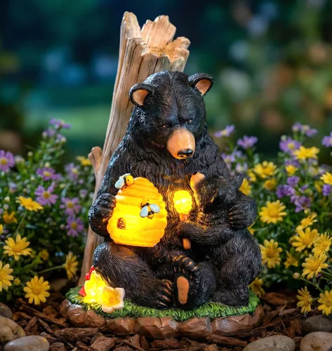 Vista 12 de Estatua conmemorativa de alas de ángel de 12 pulgadas con cruz y vela LED, regalo de condolencia por duelo, decoración de figura de jardín