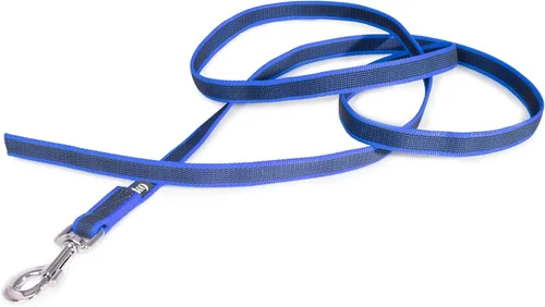 Vista 64 de Julius-K9 218GM-B-DP Correa de color y gris superagarre, ajustable, 0.551 in x 7.2 ft, azul-gris