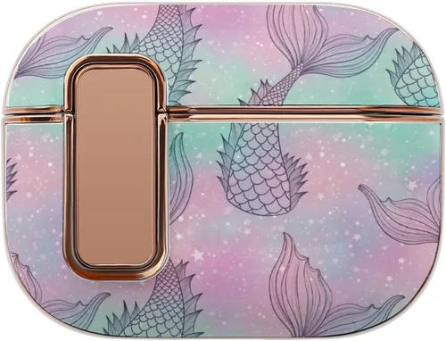 Vista 18 de Funda protectora de plástico suave compatible con Airpods Pro 2, funda de carga inalámbrica, ganado floral, vaca, accesorios para mujer