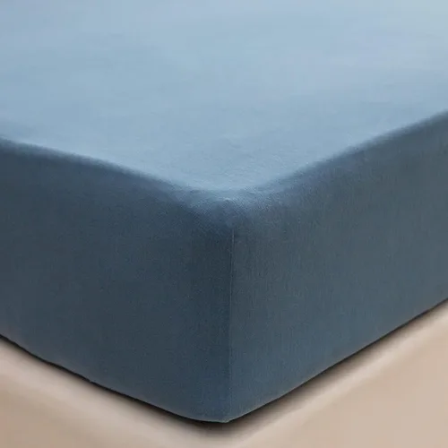 Vista 30 de PURE ERA Sábana bajera ajustable de algodón de punto de jersey (sin sábana encimera ni fundas de almohada) con bolsillo profundo de hasta 15 a 20