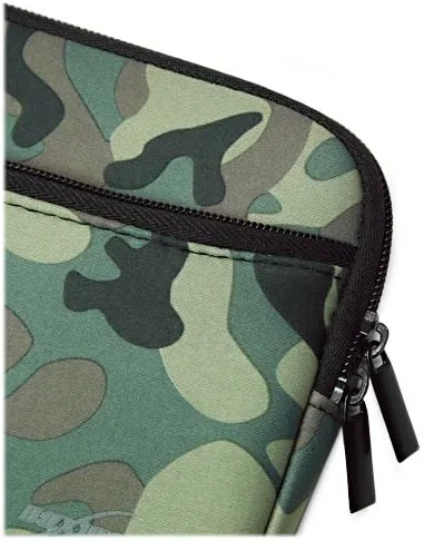 Vista 7 de BoxWave Funda compatible con Elgato Stream Deck XL - Traje de camuflaje con bolsillo, bolsillo de neopreno con cremallera para almacenamiento