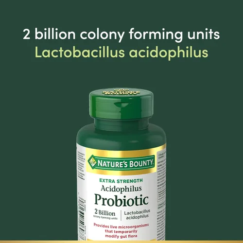 Vista 7 de Nature's Bounty Probiótico Acidophilus 2 mil millones, 150 cápsulas