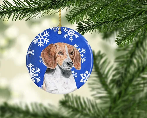 Vista 259 de Caroline's Treasures Cavalier Spaniel - Adorno de cerámica para colgar en el árbol de Navidad, para el hogar, Navidad, fiestas, regalo, 3 pulgadas
