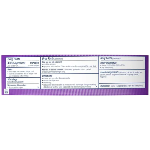 Vista 7 de Pasta para sarpullido de pañal Desitin Maximum Strength, 4 onzas, 6