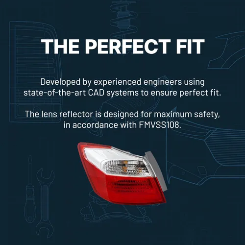 Vista 7 de Garage-Pro Juego de luces traseras compatibles con Ford F-150 2015-2017 halógena con bombilla(s) lado del conductor y del pasajero