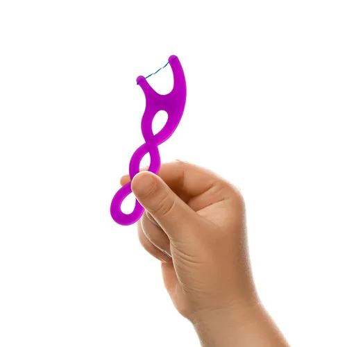 Vista 9 de GUM Crayola Twistables - Hilo dental para niños con flúor, diseñado para manos pequeñas, tres divertidos sabores de frutas, palillos de hilo dental