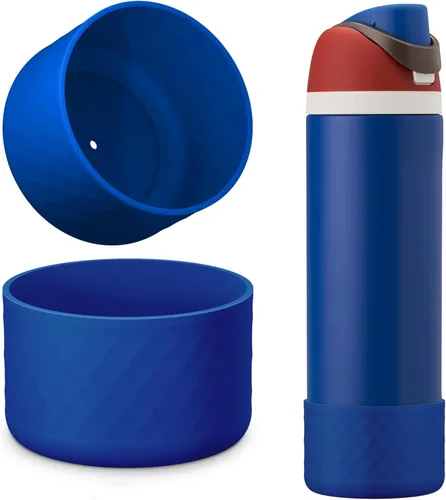 Vista 37 de Protector de Silicona para Botella de Agua Owala, 2 Piezas Fundas Protectoras Antideslizantes para Botellas de Agua FreeSip/Twist/Flip, Sin BPA