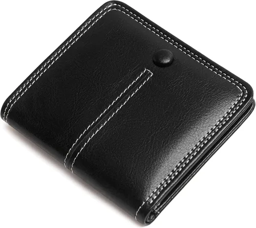 Vista 18 de TFKGS Tarjetero de crédito para mujer, cartera RFID de cuero para mujer con bloqueo de cremallera, llavero para tarjetas de acordeón, regalos
