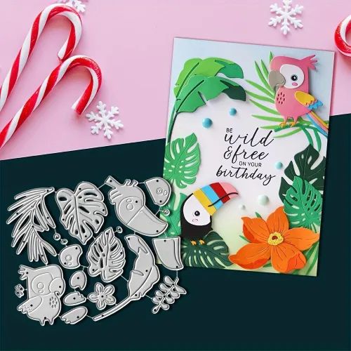 Vista 10 de Lapoo Troquel de corte de flores para álbumes de recortes, troquelado de metal duradero para álbumes de recortes, álbum de fotos, tarjetas de papel