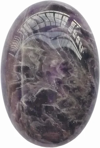 Vista 20 de Labradorita negra natural, bolsillo ovalado en la palma de la palma, cristal curativo para masaje, spa, piedra energética, cristal curativo