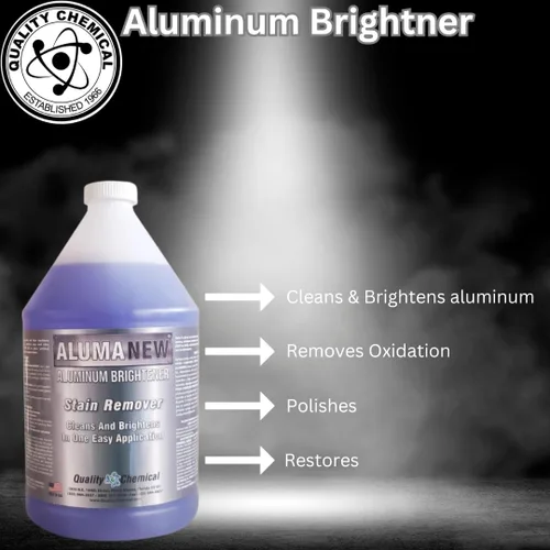 Vista 2 de Quality Chemical Limpiador de aluminio abrillantador y restaurador - Limpiador de aluminio, limpiador de ruedas de aluminio, limpiador de aluminio