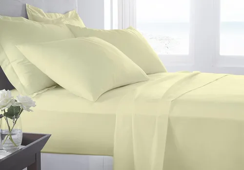 Vista 15 de Juego de ropa de cama de lujo de 4 piezas, 800 hilos, 100% algodón ultra suave, color negro, juego de ropa de cama transpirable de algodón de fibra