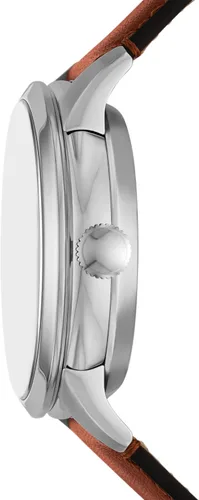Vista 3 de Fossil Men's Townsman Automatic Stainless Steel and Leather Two-Hand Skeleton Watch