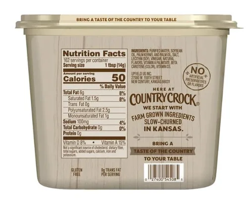 Vista 2 de Generic Country Crock Original Buttery Spread - 5LB