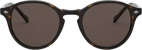 Vista 3 de Vogue Eyewear Man Sunglasses Dark Havana Frame, Dark Brown Lenses, 48MM