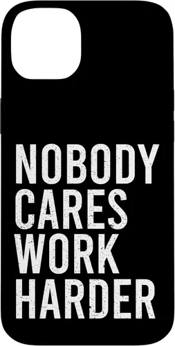 Vista 14 de Funda de regalo para iPhone 13 Nobody Care Work Hard Actitude Grit Hustle Success
