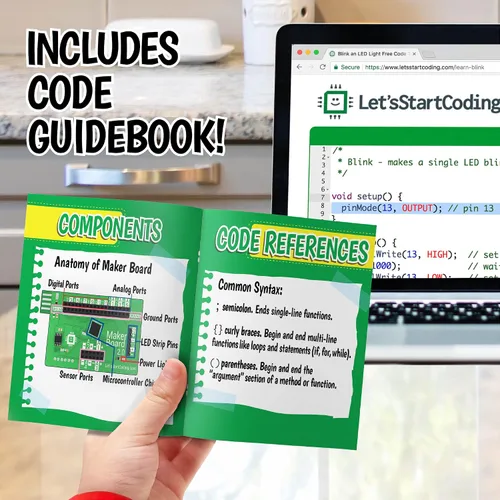 Vista 6 de Kit base de codificación de computadora para niños de 8 a 12 años y adolescentes para aprender código y electrónica. Gran regalo STEM para niños