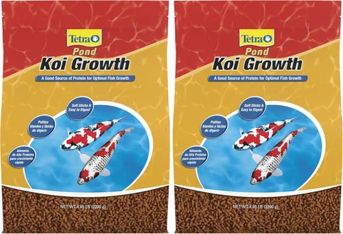 Vista 7 de Tetra Pond Koi Growth 4.85 libras, palitos blandos, alimento para peces de estanque