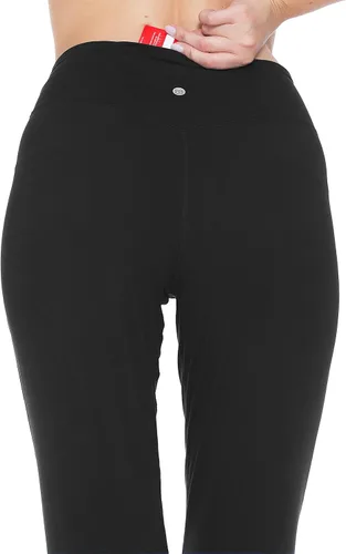 Vista 6 de Leggings Depot ActiveFlex Jogger - Pantalones de yoga para mujer con bolsillos Negro
