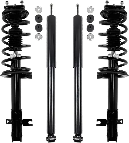 Vista 35 de Detroit Axle - Kit de 4 puntales para Ford Escape 2014-2019, 2 amortiguadores traseros ensamblaje 2 puntales delanteros y resortes helicoidales 2015