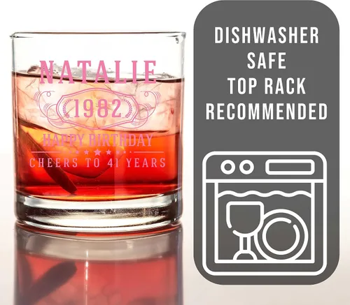 Vista 3 de Vaso de whisky impreso personalizado de 11 onzas, regalos personalizados para hombres, él, día del padre, taza de cóctel con nombre personalizado
