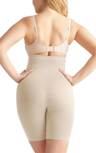 Vista 3 de Yummie Mujeres Seamless Solutions - Moldeador de muslos de cintura alta
