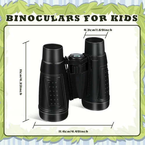 Vista 3 de Libima 24 prismáticos compactos educativos a granel con telescopio de cuerda para el cuello para aprender observación de aves, camping, senderismo