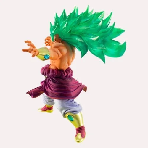 Vista 5 de Dragon Ball Kai Hybrid Grade Super Saiyan 3 Broly Exclusiva Figura de 6.6 pulgadas