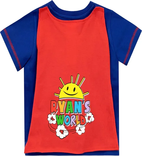 Vista 3 de RYAN'S WORLD Boys' T-Shirt with Cape