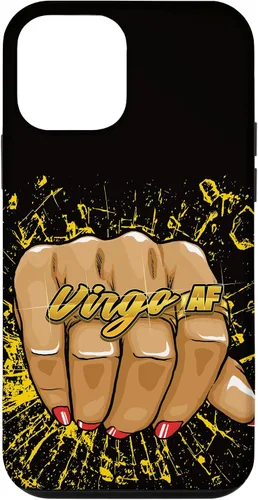 Vista 16 de iPhone 13 Pro Max Virgo AF - Anillo de astrología de cumpleaños para mujer, signo del zodiaco, funda Virgo