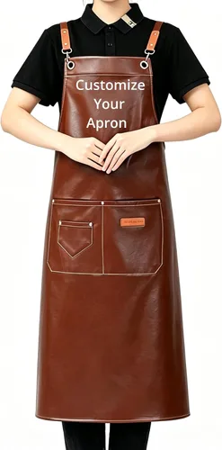 Vista 10 de Taidven Paquete de 2 Delantales - Unisex, Delantal Ajustable con Babero para Cocina, Delantal de Cocina, Delantales para Hombres y Mujeres