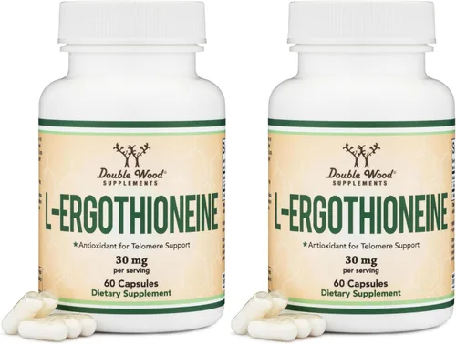 Vista 7 de Suplemento de ergotioneína (EGT) 30 mg de L-ergotioneína pura a base de plantas por cápsula, 60