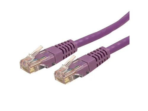 Vista 41 de StarTech. com Cable Ethernet CAT6 de 1 pie – Cable Ethernet CAT 6 Gigabit negro -650MHz 100W PoE++ RJ45 UTP moldeado Categoría 6 Network/Patch Cord