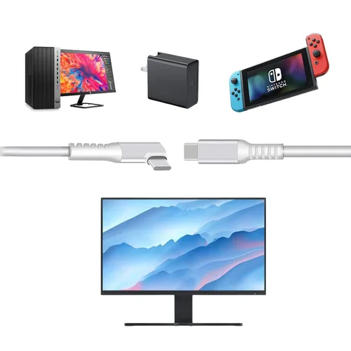 Vista 2 de INWECH Cable de enlace de 20 pies compatible con Quest 21 y PCSteamVR transferencia de datos de alta velocidad y carga USB 30 a USB C