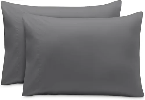 Vista 95 de Bare Home Juego de 2 fundas de almohada de microfibra de tamaño estándar, fundas de almohada refrescantes, doble cepillado, fácil cuidado, cierre