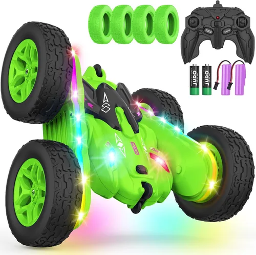 Vista 11 de Terucle Coches RC Juguetes para Niños Coche de Control Remoto 2.4 GHz Negro Juguetes para Niños de 5-7 Años Juguetes Nuevos Actualizados con Luces