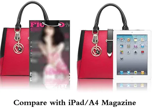 Vista 5 de Bolso para mujer con colgante en forma de corazón