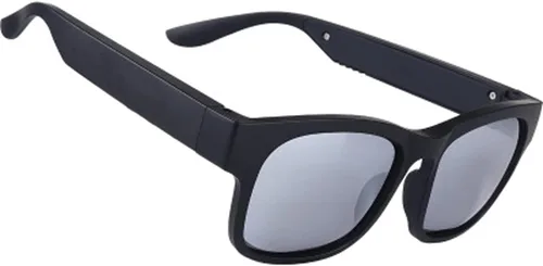 Vista 8 de IVY Lentes inteligentes, lentes de sol de audio inalámbricos Bluetooth con auriculares abiertos y llamadas manos libres, color negro glamour