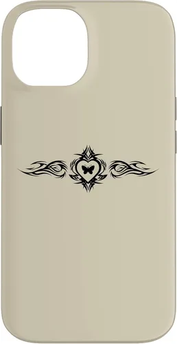 Vista 4 de Butterfly Heart Tattoo Fairycore y2k Grunge Egirl Aesthetic Case for iPhone 17