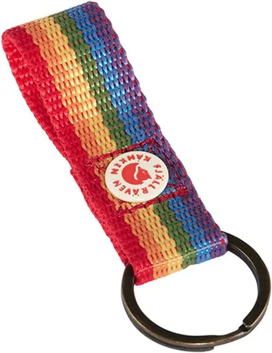 Vista 2 de Fjallraven, Llavero Kanken para llevar a diario, diseño de arcoíris