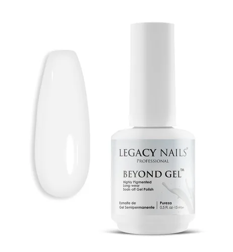 Vista 14 de LEGACY NAILS Professional Beyond Gel Soak-Off Esmalte de uñas – Cobertura completa, altamente pigmentado (BEYOND GEL – ALBA 1/2 oz)